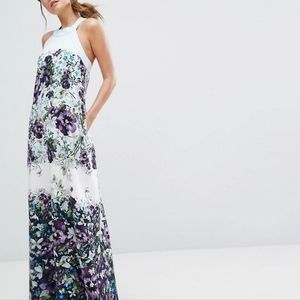 NWOT Ted Baker London Entangled Enchantment Maxi Dress Ted Size 2 US 6
